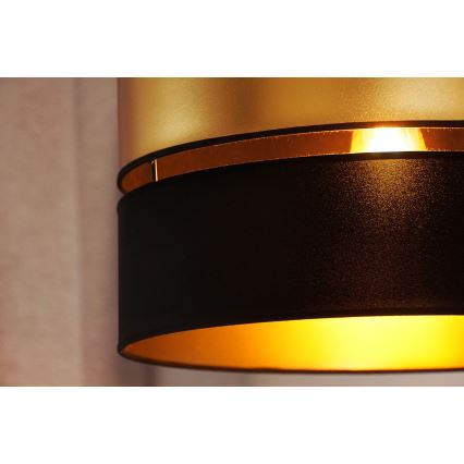 Brilagi - Luster na lanku ROYAL 1xE27/15W/230V pr. 40 cm čierna/zlatá