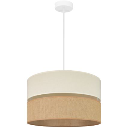 Brilagi - Luster na lanku ROYAL YUTE 1xE27/15W/230V pr. 40 cm béžová/krémová
