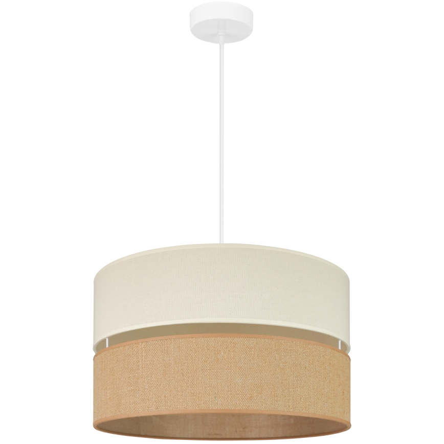 Brilagi - Luster na lanku ROYAL YUTE 1xE27/15W/230V pr. 40 cm béžová/krémová