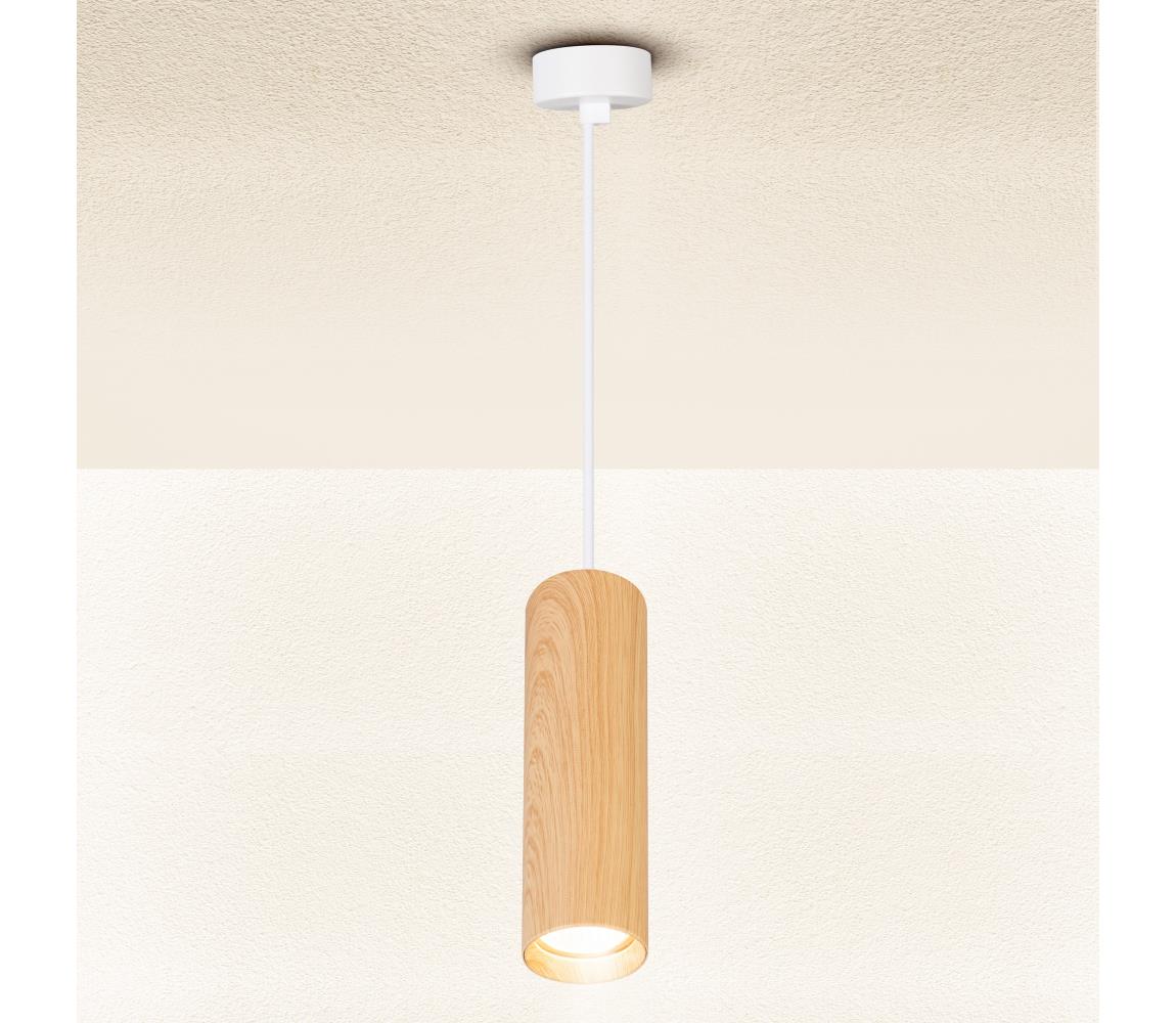 Brilagi Brilagi - Luster na lanku SELE 1xGU10/30W/230V biela/hnedá