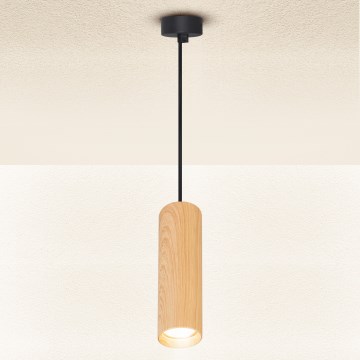 Brilagi - Luster na lanku SELE 1xGU10/30W/230V čierna/dekor duba