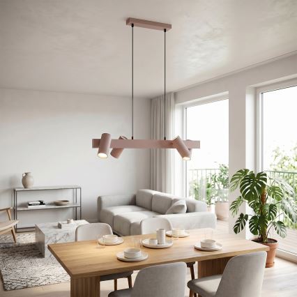 Brilagi - Luster na lanku SELE 4xGU10/30W/230V béžový