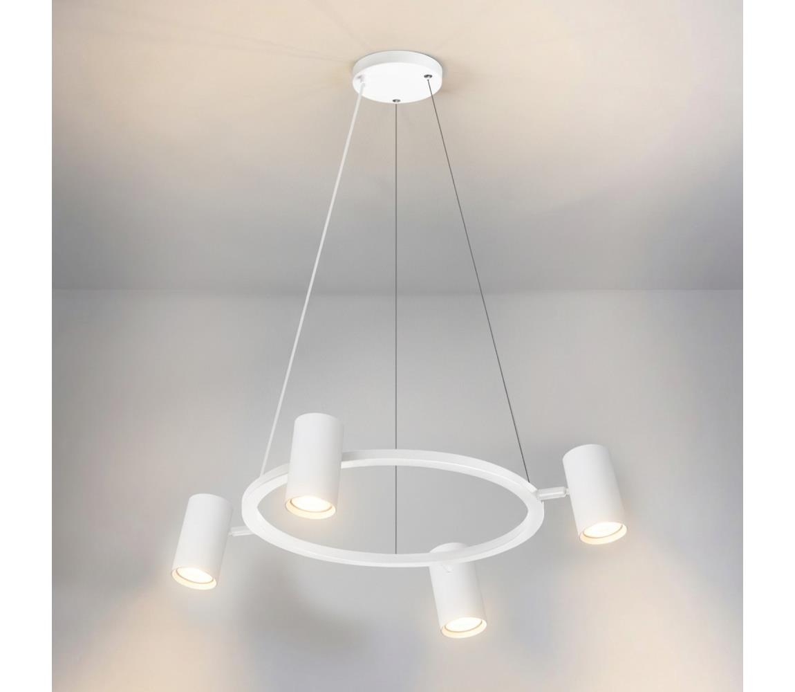 Brilagi - Luster na lanku SELE 4xGU10/30W/230V biely WO-SELEP-B01-WHT-OEM