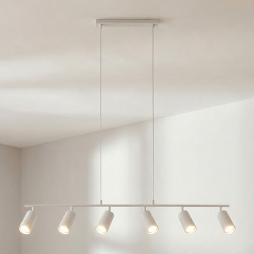 Brilagi - Luster na lanku SELE 6xGU10/30W/230V biela