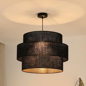 Brilagi - Luster na lanku SPACE YUTE 1xE27/15W/230V pr. 50 cm čierna