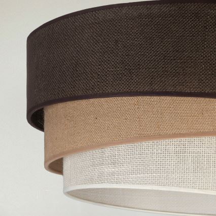 Brilagi - Luster na lanku TRIO 3xE27/60W/230V pr. 60 cm hnedá/béžová/biela