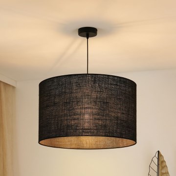 Brilagi - Luster na lanku TUBES ROLLER 1xE27/15W/230V pr. 50 cm čierna
