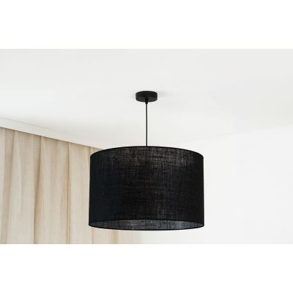 Brilagi - Luster na lanku TUBES ROLLER 1xE27/15W/230V pr. 50 cm čierna