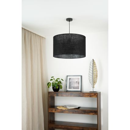 Brilagi - Luster na lanku TUBES ROLLER 1xE27/15W/230V pr. 50 cm čierna