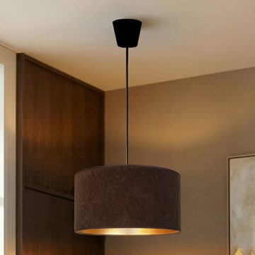 Brilagi - Luster na lanku VELVET 1xE27/60W/230V pr. 40 cm hnedá/zlatá