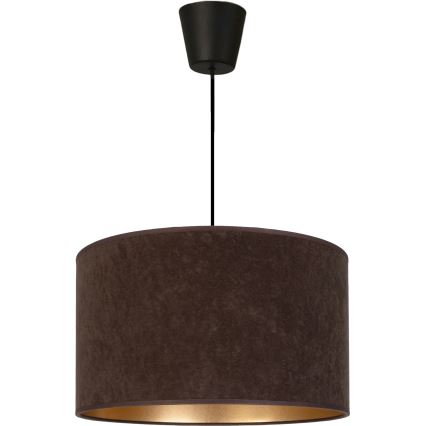 Brilagi - Luster na lanku VELVET 1xE27/60W/230V pr. 40 cm hnedá/zlatá
