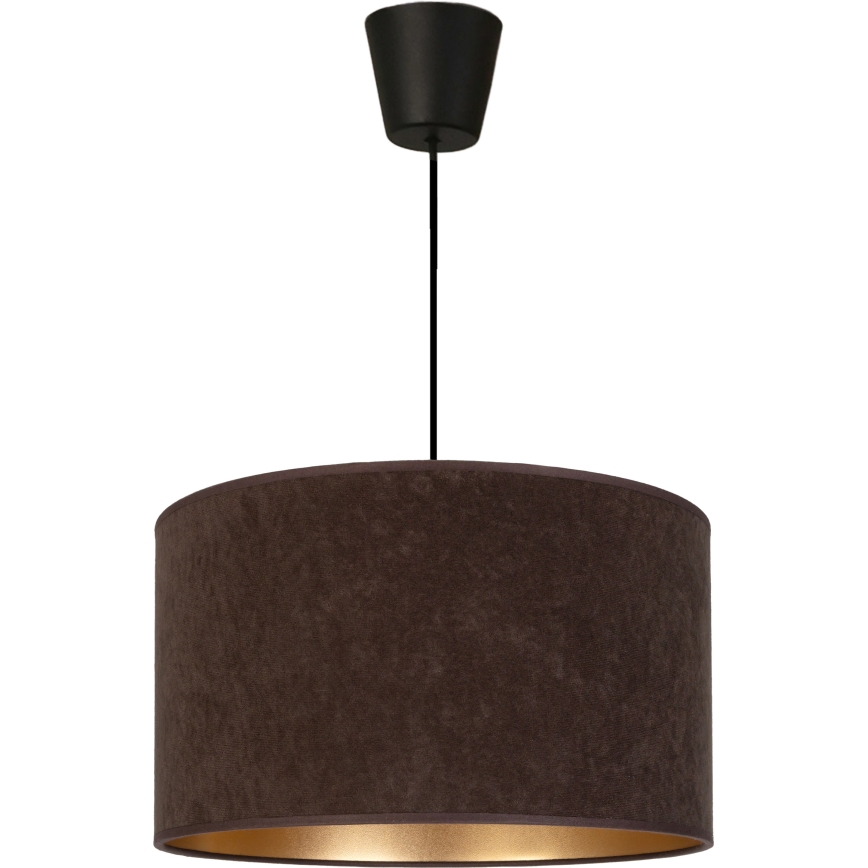 Brilagi - Luster na lanku VELVET 1xE27/60W/230V pr. 40 cm hnedá/zlatá