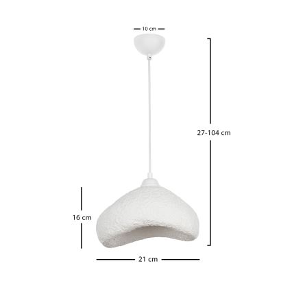 Brilagi - Luster na lanku WABI SABI 1xE27/40W/230V pr. 30 cm biely