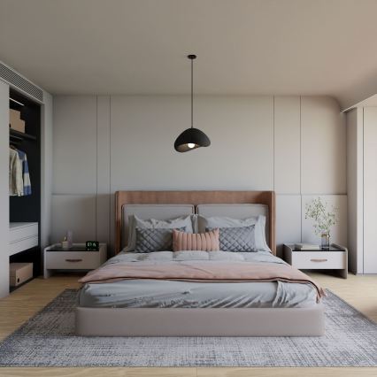 Brilagi - Luster na lanku WABI SABI 1xE27/40W/230V pr. 33 cm čierny