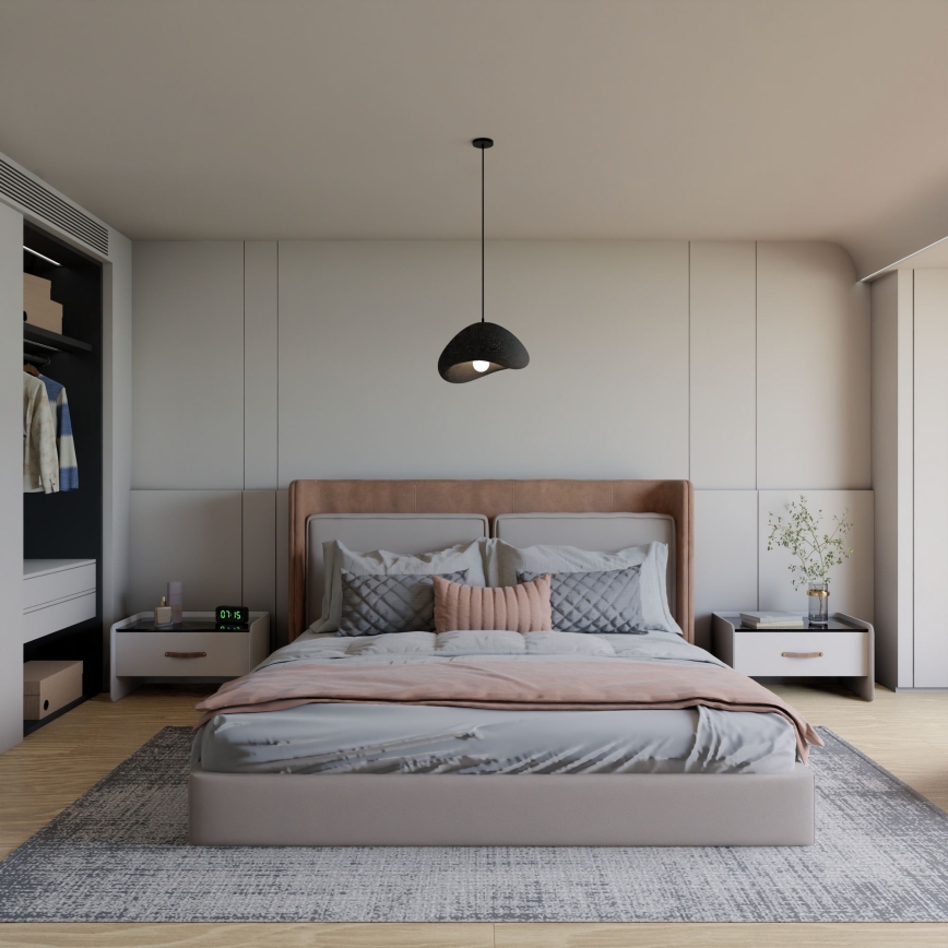 Brilagi - Luster na lanku WABI SABI 1xE27/40W/230V pr. 33 cm čierny