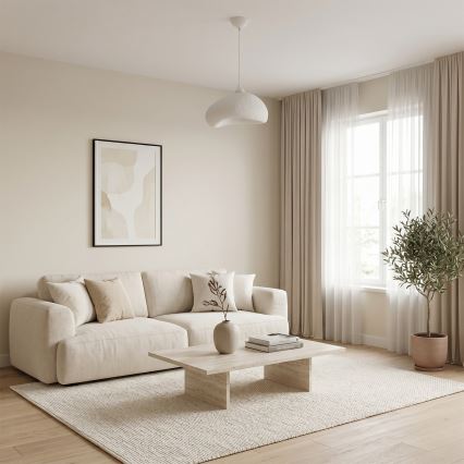 Brilagi - Luster na lanku WABI SABI 1xE27/40W/230V priemer 32 cm biela