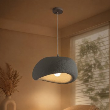 BRILAGI - Luster na lanku WABI SABI 1xE27/60W/230V pr. 40 cm sivá