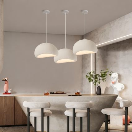 BRILAGI - Luster na lanku WABI SABI 1xE27/60W/230V priemer 40 cm biela