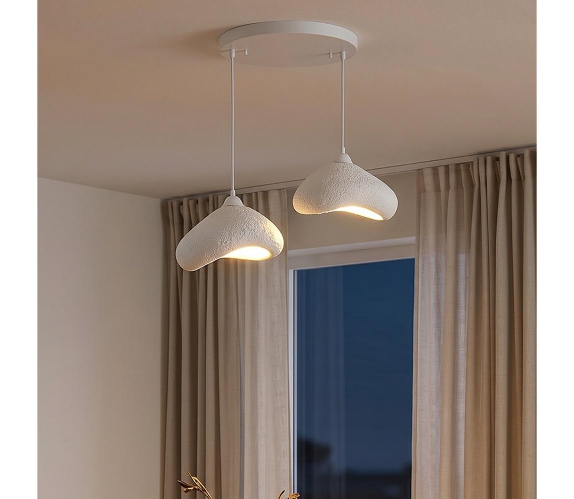 Brilagi - Luster na lanku WABI SABI 2xE27/40W/230V pr. 45 cm biela 739SBR1122