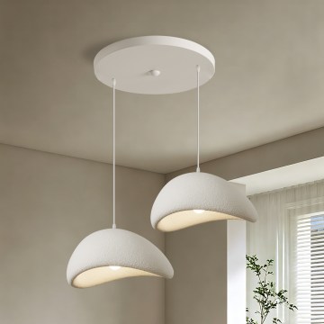 BRILAGI - Luster na lanku WABI SABI 2xE27/60W/230V biela