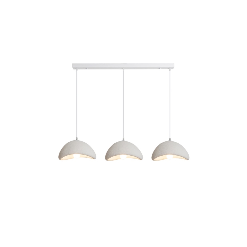 BRILAGI - Luster na lanku WABI SABI 3xE27/60W/230V biela