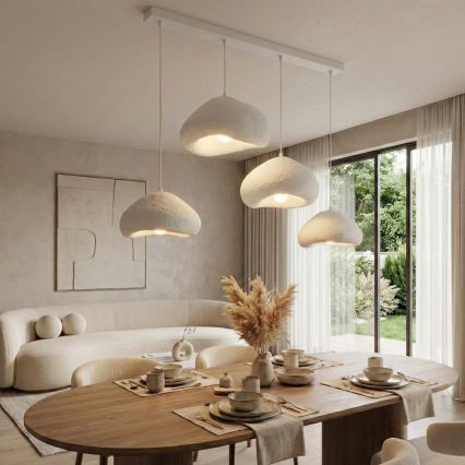 Brilagi - Luster na lanku WABI SABI 4xE27/40W/230V biela