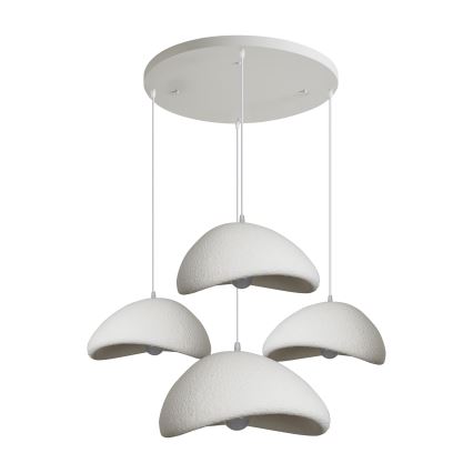 BRILAGI - Luster na lanku WABI SABI 4xE27/60W/230V biela