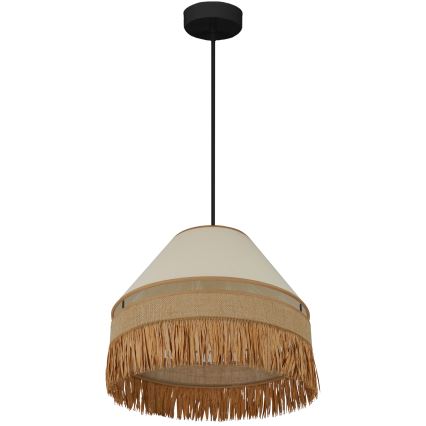 Brilagi - Luster na lanku WINNETOU AVIGNION 1xE27/15W/230V pr. 35 cm hnedá/krémová