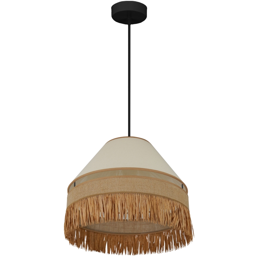 Brilagi - Luster na lanku WINNETOU AVIGNION 1xE27/15W/230V pr. 35 cm hnedá/krémová