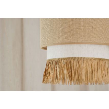 Brilagi - Luster na lanku WINNETOU BOHO 1xE27/15W/230V pr. 25 cm hnedá/krémová