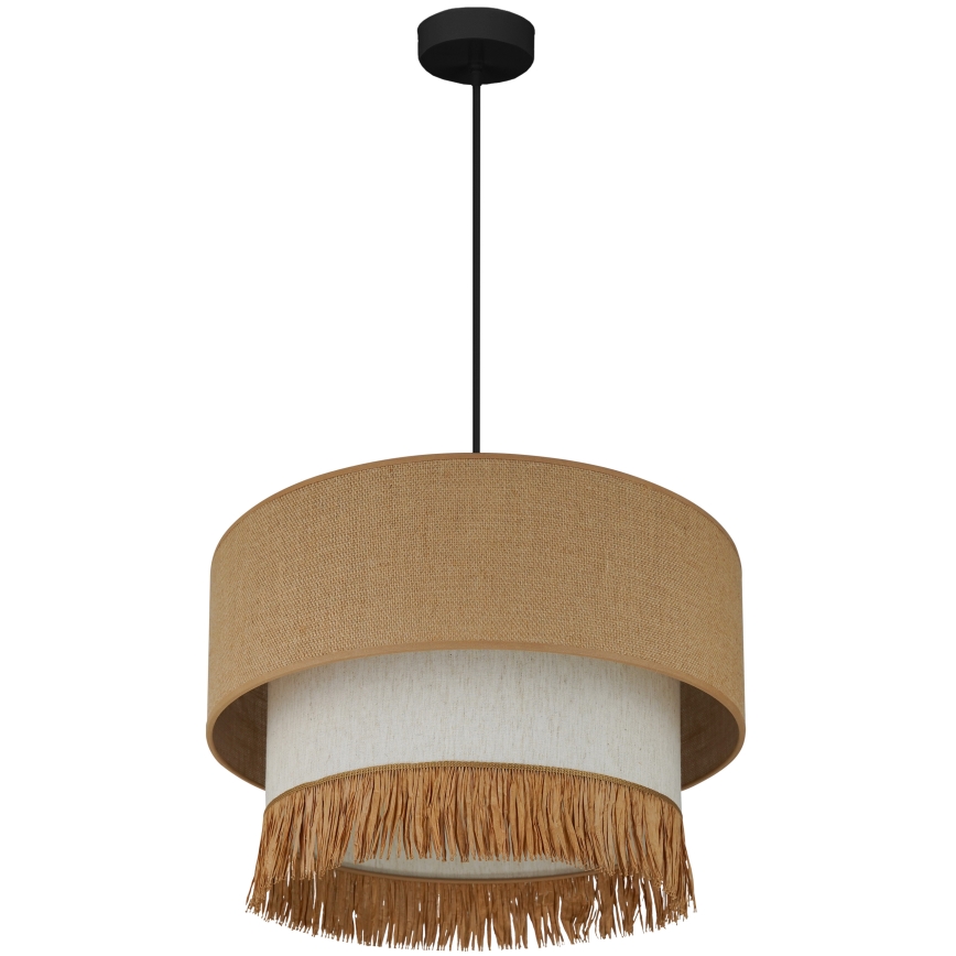 Brilagi - Luster na lanku WINNETOU BOHO 1xE27/15W/230V pr. 45 cm hnedá/krémová