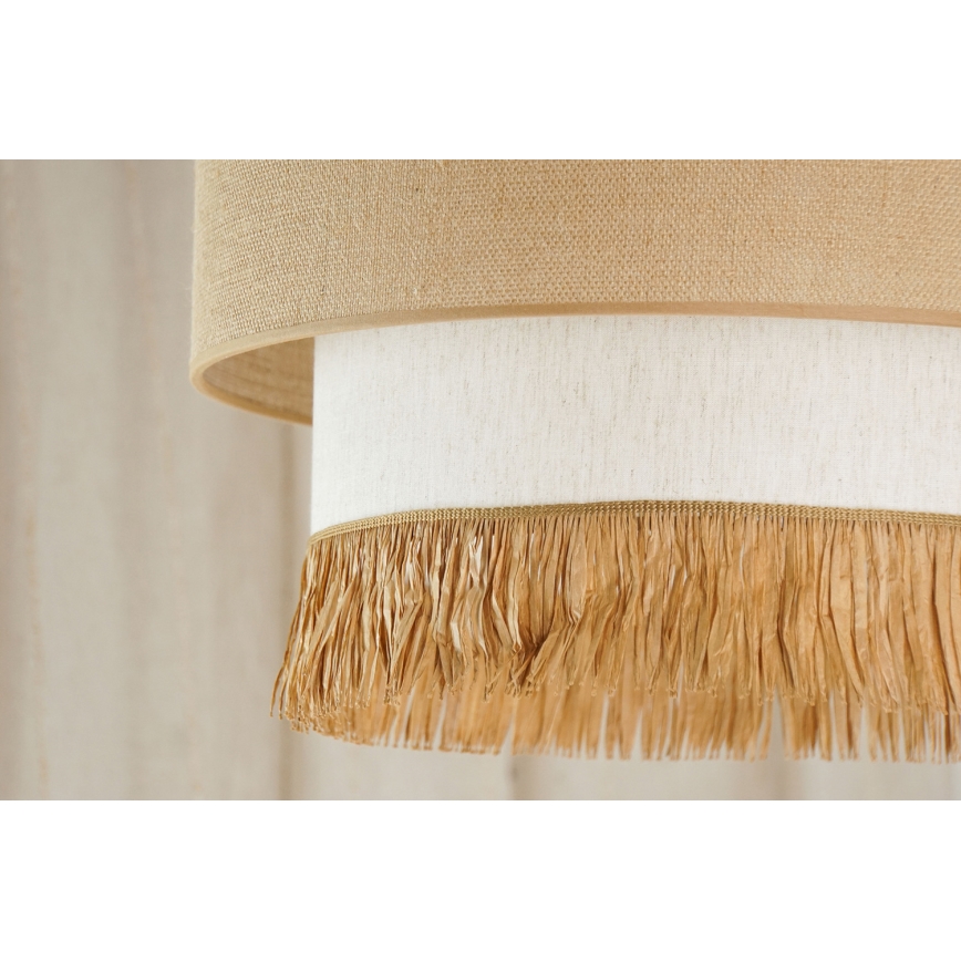 Brilagi - Luster na lanku WINNETOU BOHO 1xE27/15W/230V pr. 45 cm hnedá/krémová