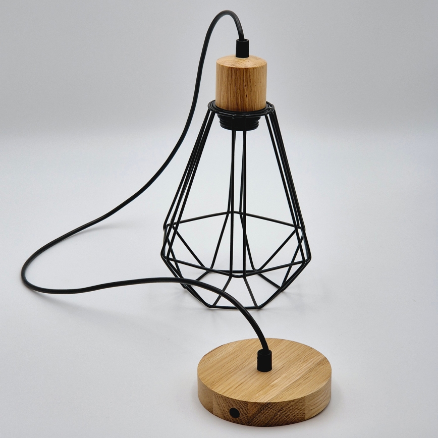 Brilagi - Luster na lanku WOODY BASKET 1xE27/60W/230V dub