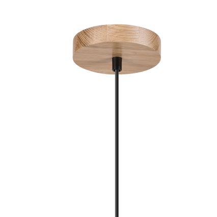 Brilagi - Luster na lanku WOODY BASKET 1xE27/60W/230V dub