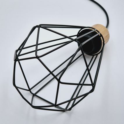 Brilagi - Luster na lanku WOODY BASKET 3xE27/60W/230V dub