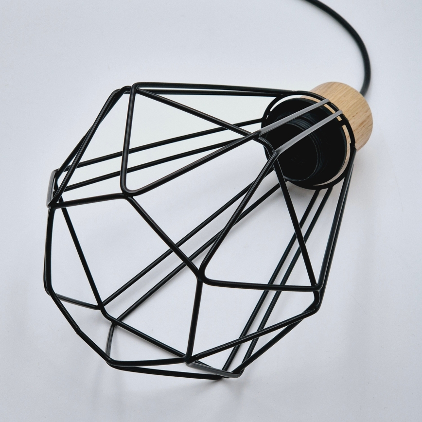 Brilagi - Luster na lanku WOODY BASKET 3xE27/60W/230V dub