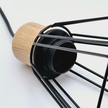 Brilagi - Luster na lanku WOODY BASKET 3xE27/60W/230V dub