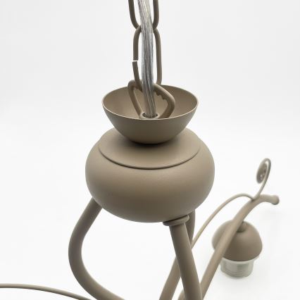 Brilagi - Luster na reťazi ANTICO MODERN 3xE27/60W/230V béžová