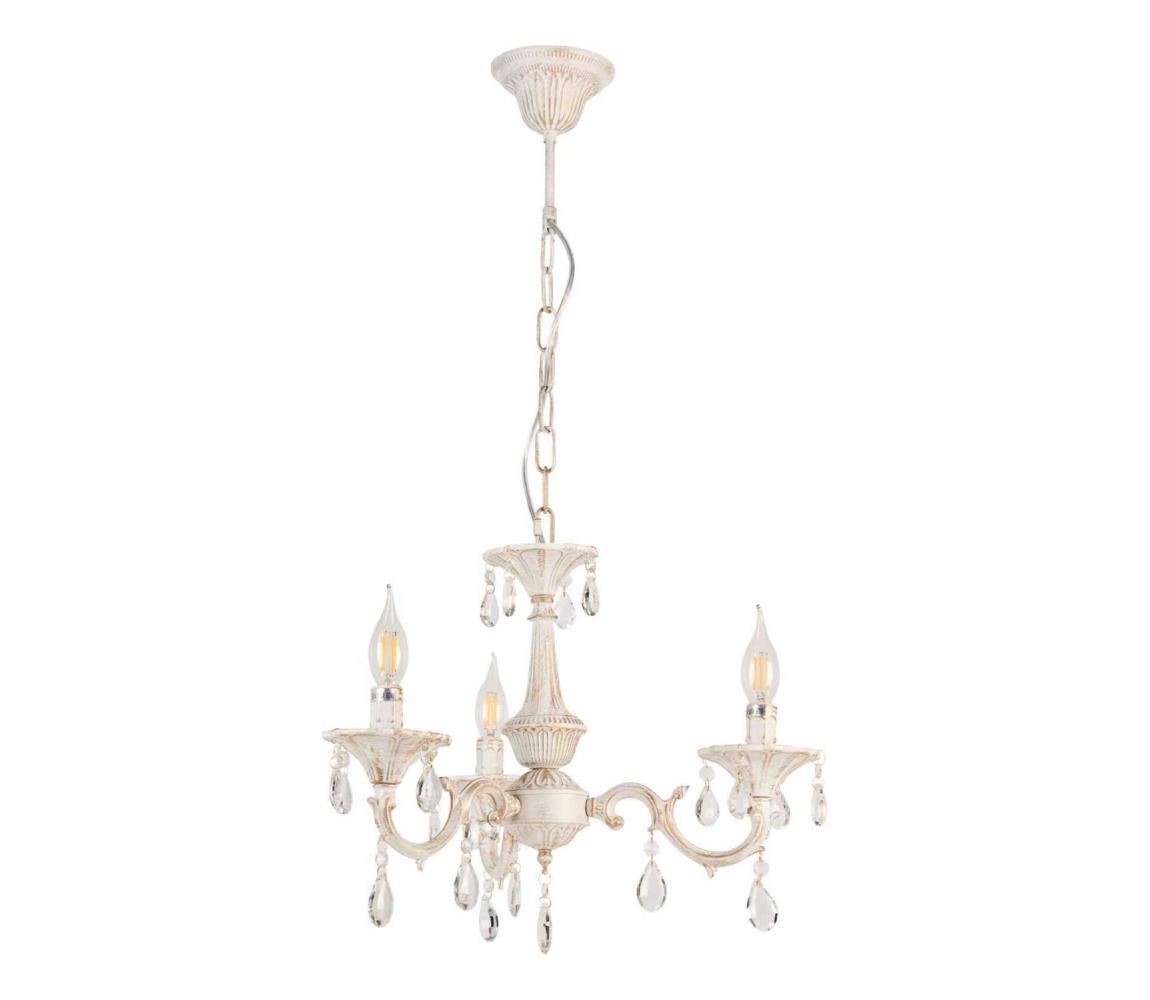 Brilagi - Luster na reťazi CLASSIC 3xE14/10W/230V krémová/patina bg72841