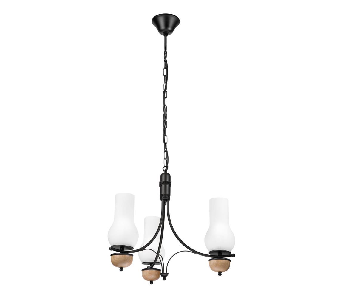 Brilagi Brilagi - Luster na reťazi COTTAGE 3xE14/40W/230V buk/biela