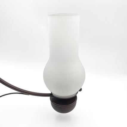 Brilagi - Luster na reťazi COTTAGE 3xE14/40W/230V dub/biela