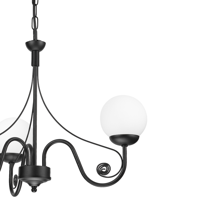 Brilagi - Luster na reťazi COTTAGE 3xG9/40W/230V čierna/biela