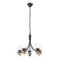 Brilagi - Luster na reťazi COTTAGE 5xG9/40W/230V buk/biela