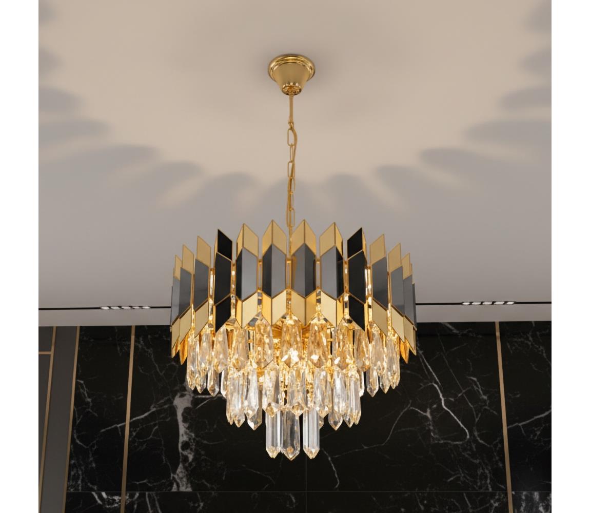 Brilagi - Luster na reťazi CRISTAL 5xE14/40W/230V pr. 38 cm BG72417