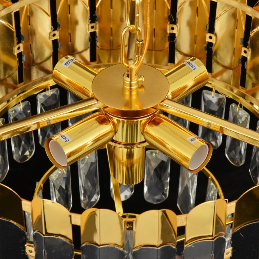 Brilagi - Luster na reťazi CRISTAL 5xE14/40W/230V pr. 38 cm