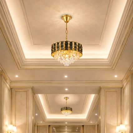 Brilagi - Luster na reťazi CRISTAL 5xE14/40W/230V priemer 38 cm