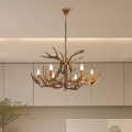 BRILAGI - Luster na reťazi DEER 6xE14/10W/230V pr. 80 cm parožie