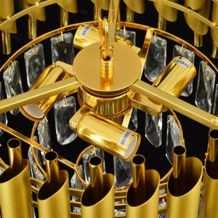 Brilagi - Luster na reťazi ECLIPSE 5xE14/10W/230V pr. 38 cm zlatý