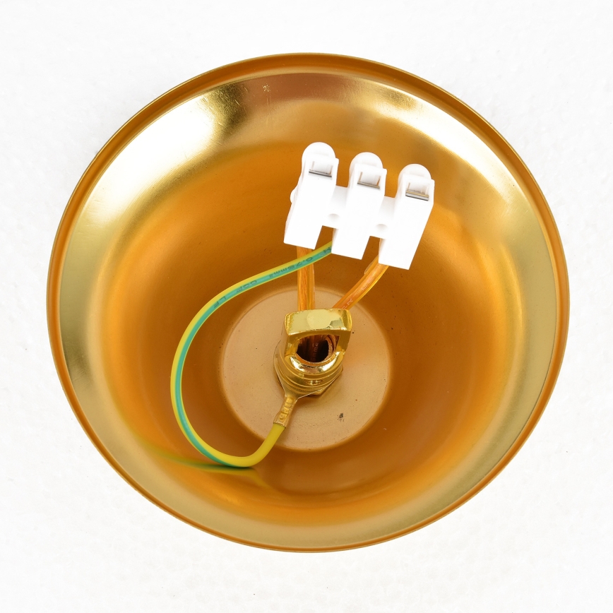 Brilagi - Luster na reťazi ECLIPSE 7xE14/10W/230V priemer 48 cm čierna/zlatá