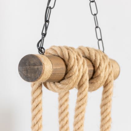 Brilagi - Luster na reťazi KOS 4xE27/60W/230V buk